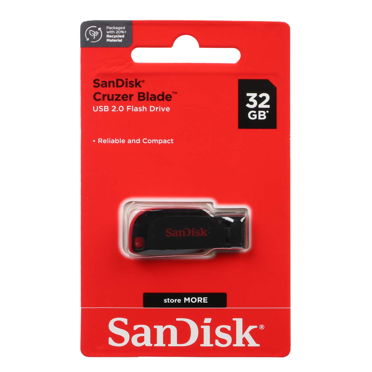 SanDisk Blade USB2.0 Flash Memory - 32GB (گارانتی سورین) مشکی